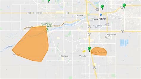 bakersfield power outage today|bakerfield internet outtage.